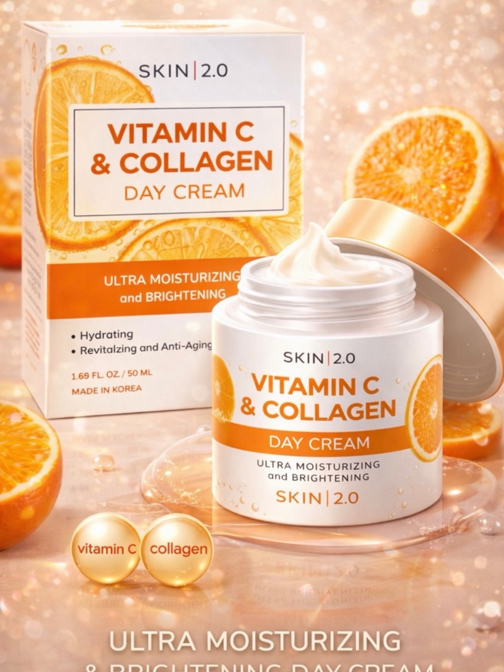 Vitamin C & Collagen Day Cream - Orange